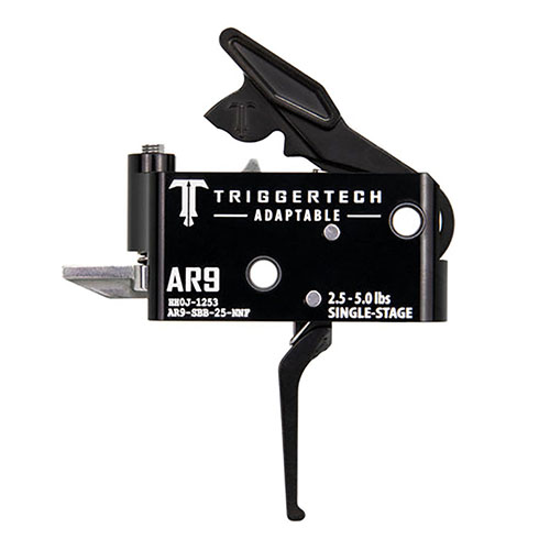 Experience true zero-creep break and adjustable pull weight with the TriggerTech AR9 Single-Stage trigger, ensuring reliability and consistent performance.